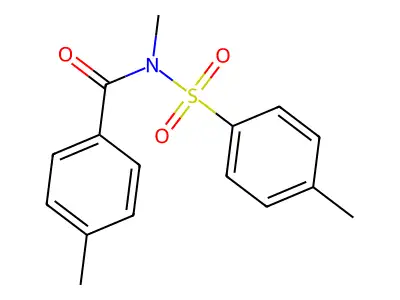 N,4-Dimethyl-N-(4-methylbenzene-1-sulfonyl)benzamide structure