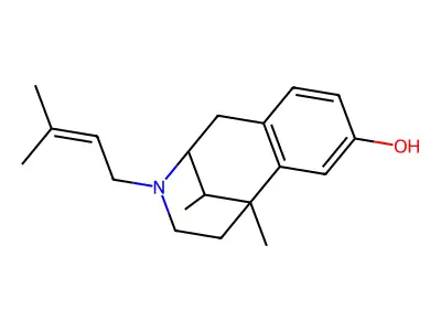 喷他佐辛 structure