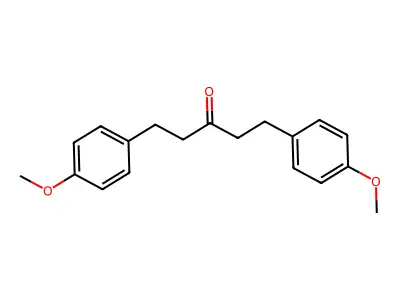 1,5-Bis(4-methoxyphenyl)pentan-3-one structure