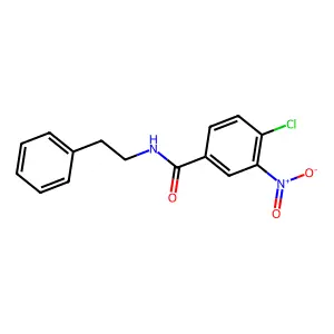 4-氯-3-硝基-N-(2-苯乙基)苯甲酰胺 structure