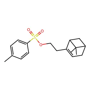 2-(6,6-Dimethyl-2-bicyclo[3.1.1]hept-2-enyl)ethyl 4-methylbenzenesulfonate structure