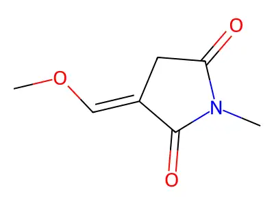 3-(Methoxymethylidene)-1-methylpyrrolidine-2,5-dione structure
