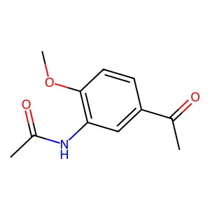 3'-Acetylamino-4'-methoxyacetophenone structure