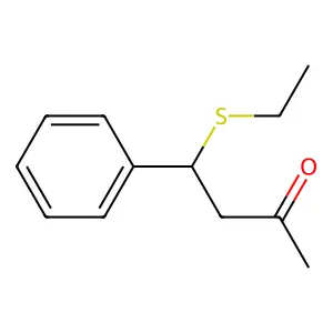 4-(Ethylsulfanyl)-4-phenylbutan-2-one structure
