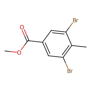 Methyl 3,5-dibromo-4-methylbenzoate structure