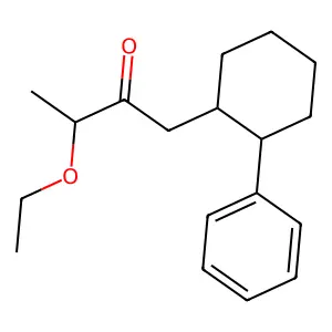 3-Ethoxy-1-(2-phenyl-cyclohexyl)-butan-2-one structure