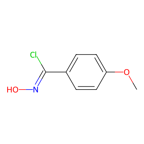 N-Hydroxy-4-methoxybenzimidoyl chloride structure