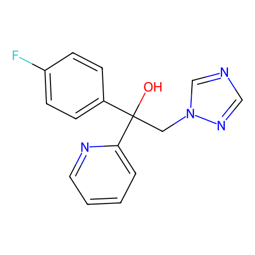 2-Pyridinemethanol, alpha-(4-fluorophenyl)-alpha-(1H-1,2,4-triazol-1-ylmethyl)- structure