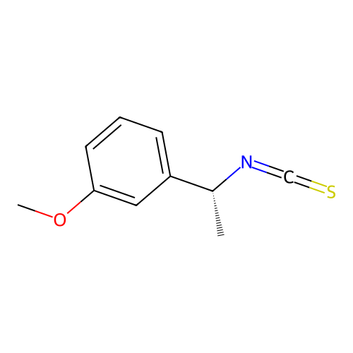 (R)-(-)-1-(3-Methoxyphenyl)ethyl isothiocyanate structure