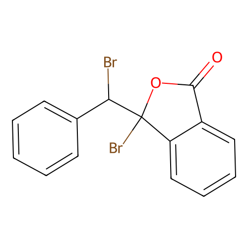 3-(alpha-Bromobenzyl)-3-bromophthalide structure
