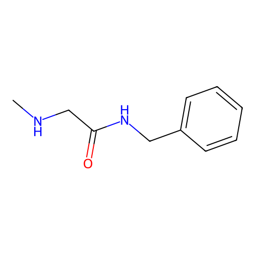 N-benzyl-2-(methylamino)acetamide structure