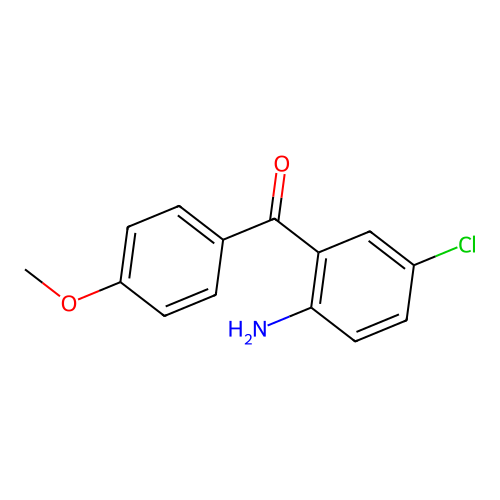 (2-Amino-5-chlorophenyl)(4-methoxyphenyl)methanone structure