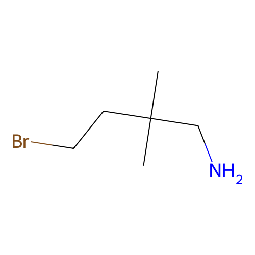 4-Bromo-2,2-dimethylbutan-1-amine structure