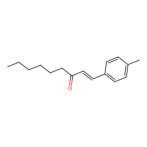 (1E)-1-(4-Methylphenyl)non-1-EN-3-one structure