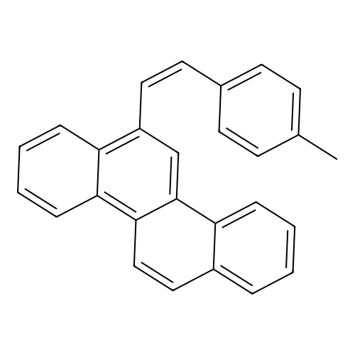 6-[2-(4-Methylphenyl)vinyl]chrysene structure
