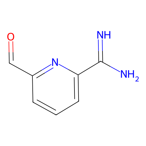 6-Formylpicolinimidamide structure