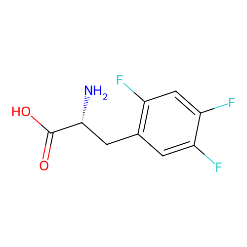 (R)-2,4,5-Trifluorophenylalanine structure