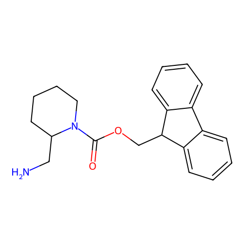 2-Aminomethyl-1-N-Fmoc-piperidine structure