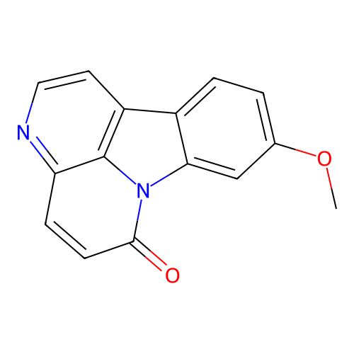 9-Methoxy-6H-indolo(3,2,1-de)(1,5)naphthyridin-6-one structure