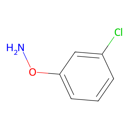 O-(3-chlorophenyl)hydroxylamine structure