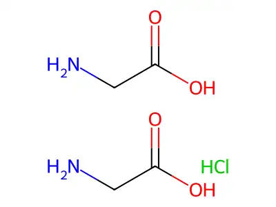 Glycine, N-(carboxymethyl)-, hydrochloride (1:1) structure