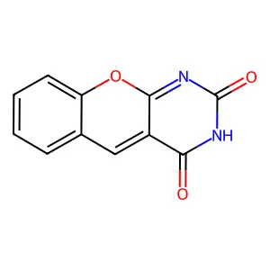 2H-chromeno(2,3-d)pyrimidine-2,4(3H)-dione structure