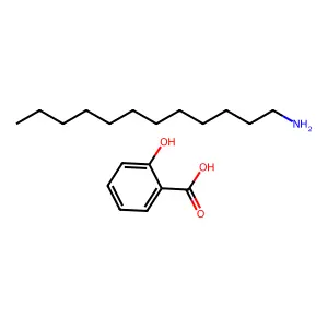 十二烷基胺水杨酸盐 structure