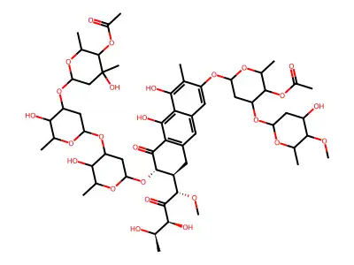 Chromomycin structure