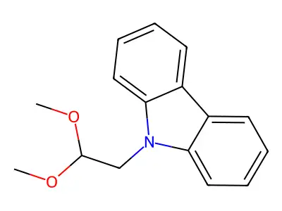 9-(2,2-Dimethoxyethyl)carbazole structure