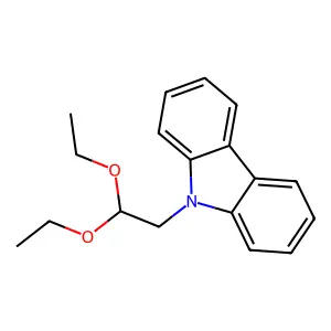 9-(2,2-diethoxyethyl)-9H-carbazole structure