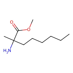 Methyl 2-amino-2-methyloctanoate structure