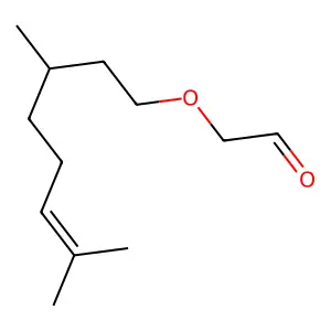 香茅氧基乙醛 structure