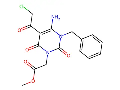 C16H16ClN3O5 structure