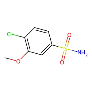 4-Chloro-3-methoxybenzene-1-sulfonamide structure