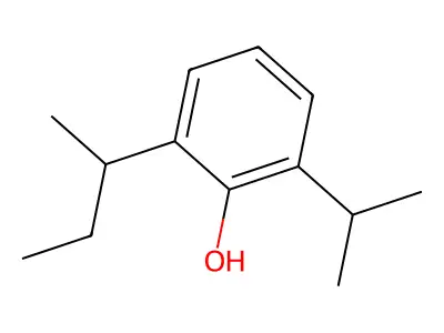 2-sec-Butyl-6-iospropylphenol structure