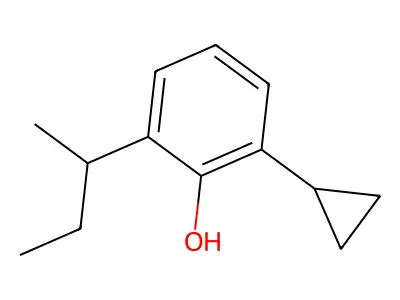 2-(Butan-2-yl)-6-cyclopropylphenol structure