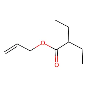 Allyl 2-ethylbutyrate structure