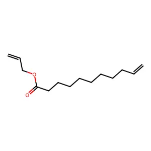 Allyl 10-undecenoate structure