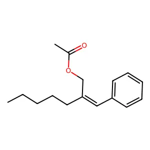 alpha-AMYLCINNAMYL ACETATE structure