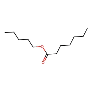 庚酸戊酯 structure