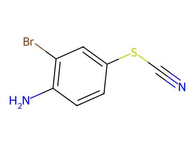 2-Bromo-4-thiocyanatoaniline structure