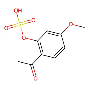 丹皮酚硫酸酯 structure