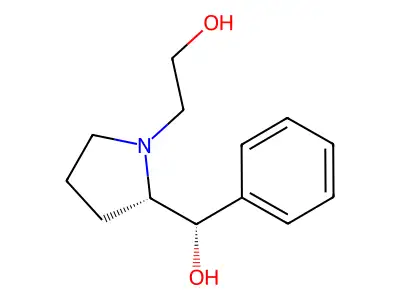 1-Pyrrolidinemethanol, 2(hydroxyphenylmethyl)-, (S-(R*,R*))- structure