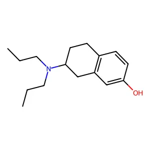 7-羟基-2-(二正丙氨基)四氢萘 structure