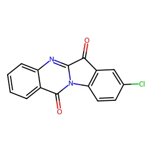 8-Chloroindolo[2,1-b]quinazoline-6,12-dione structure