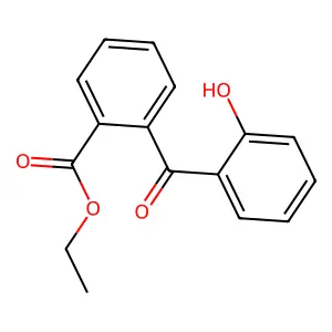 Ethyl 2-(2-hydroxybenzoyl)benzoate structure