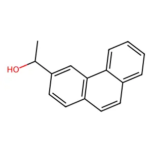 1-Phenanthren-3-ylethanol structure