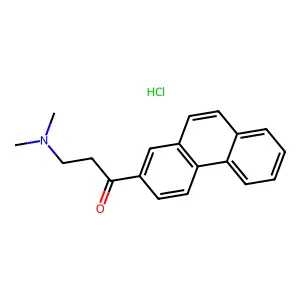 3-(Dimethylamino)-1-(2-phenanthryl)propan-1-one structure