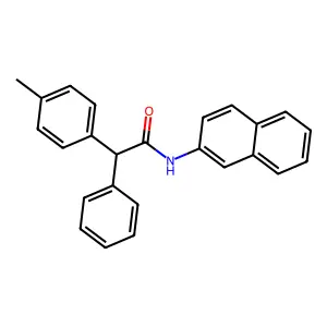 2-(4-Methylphenyl)-N-(naphthalen-2-yl)-2-phenylacetamide structure
