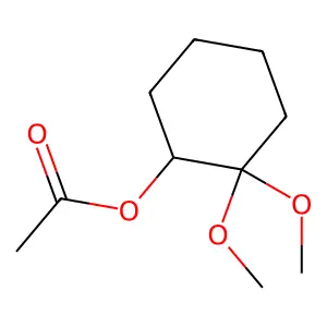 (2,2-Dimethoxycyclohexyl) acetate structure